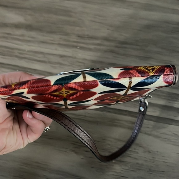 FOSSIL VINTAGE KEY-PER SMALL FLORAL WALLET - Picture 11 of 15